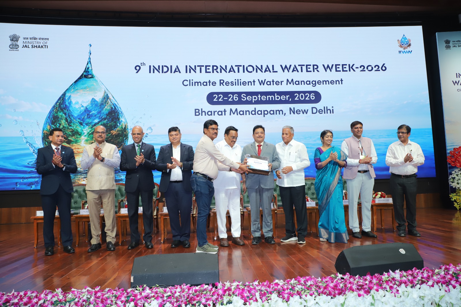 Odisha has received the Best Award in the State Category at the 9th India International Water Week