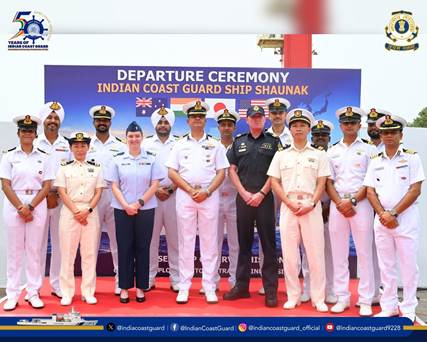 ICG to strengthen maritime cooperation through QUAD‑at‑Sea Ship Observer Mission