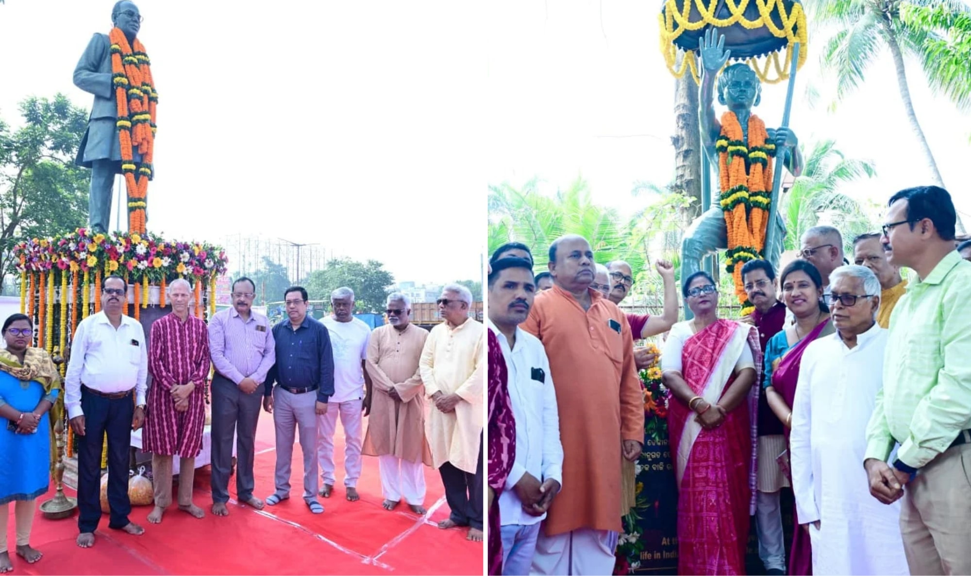 Odisha Pays Tributes to two immortal heroes of Indian history: Loknayak Jayaprakash Narayan and Youngest Martyr Baji Rout