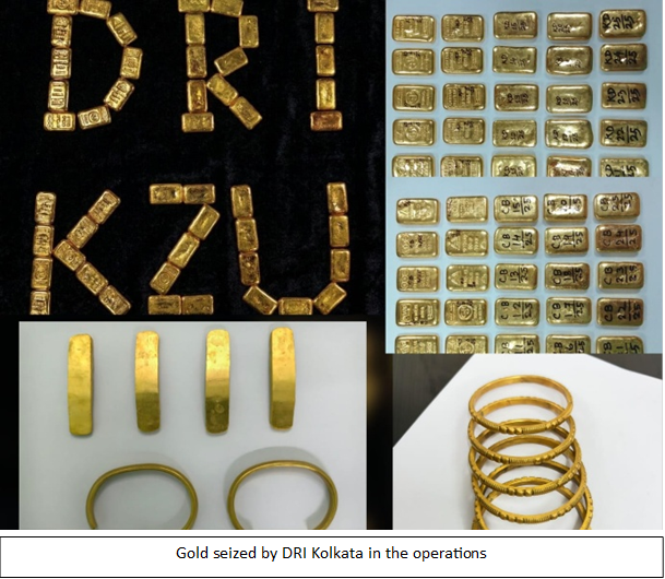 DRI cracks down on gold smuggling from Bangladesh in Eastern Region