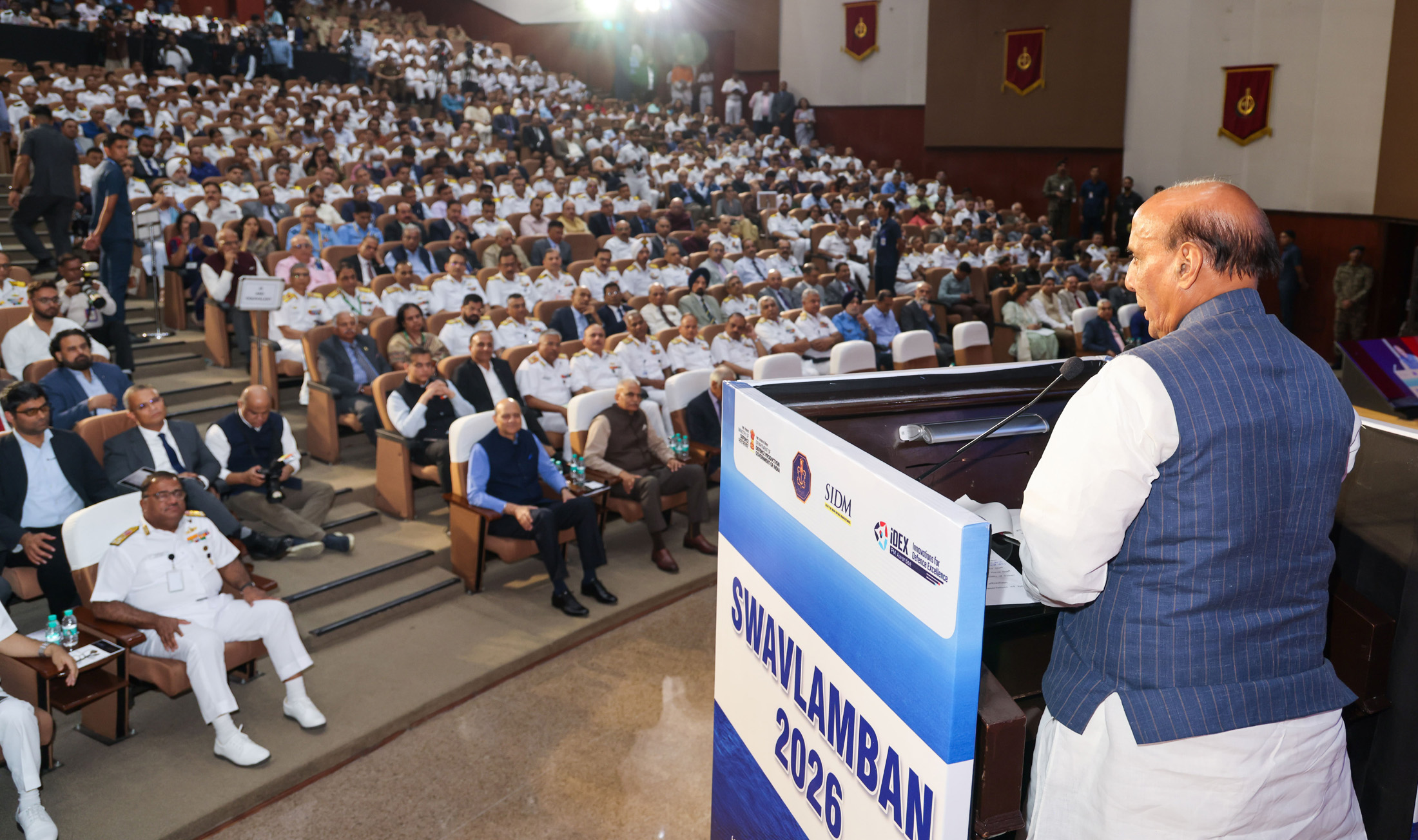 Raksha Mantri calls for ‘Aatmanirbharta 2.0’, next leap in defence self-reliance, at SWAVLAMBAN 2026