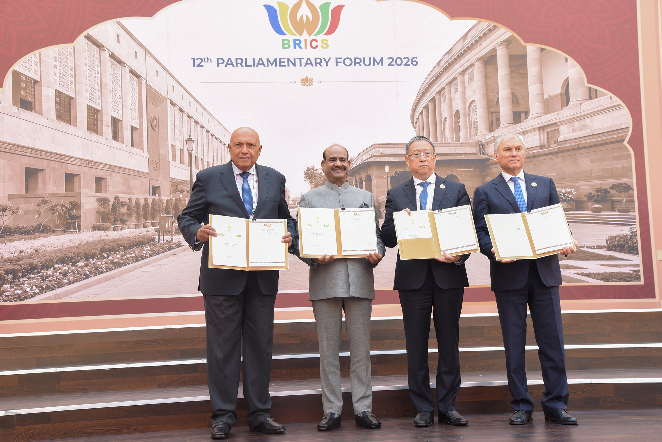 12TH BRICS PARLIAMENTARY FORUM CONCLUDES IN NEW DELHI, WITH ADOPTION OF A JOINT DECLARATION