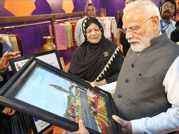 Prime Minister visits CCIC Pavilion at Bharat Parv 2026 in Ekta Nagar