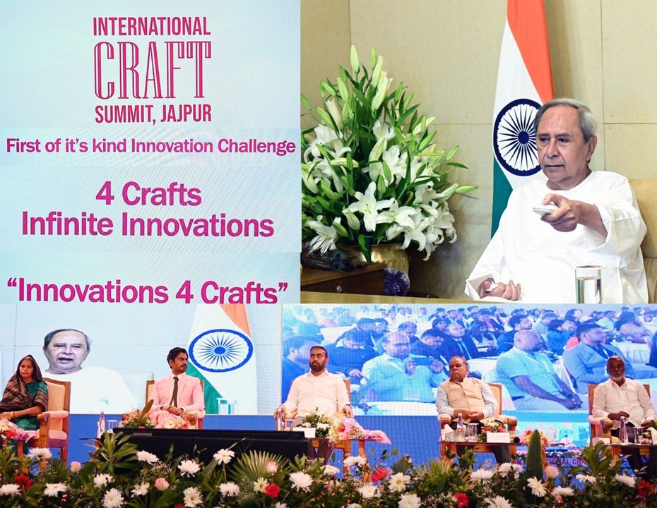 CM Naveen Patnaik has Inaugurated  the Second International Craft Summit held in Jajpur,