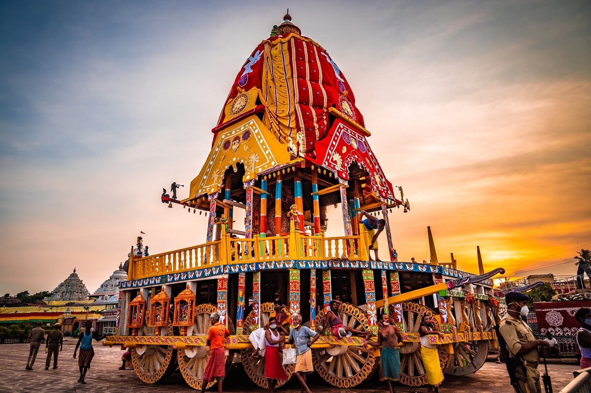 Preparation for this year’s Ratha Jatra (car festival) of the sibling deities  Began