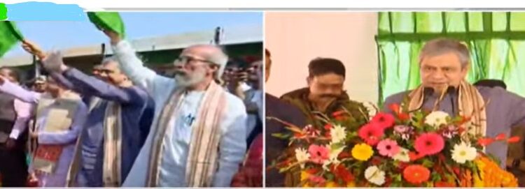 Minister of Railways Ashwini Vaishnaw today flagged off Gopinathpur Nilgiri-Balasore new MEMU train service