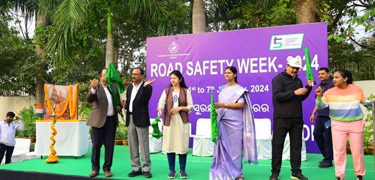 Commerce and Transport Department of Odisha has declared from 1st January to 7th January,2024 as the Road Safety Week