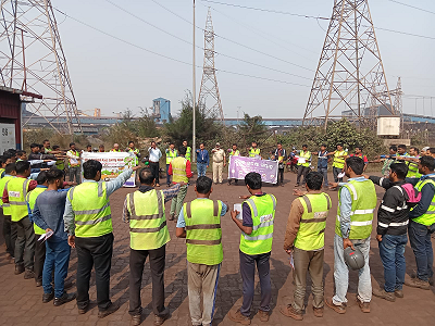 Dhamra Port observes road safety Week