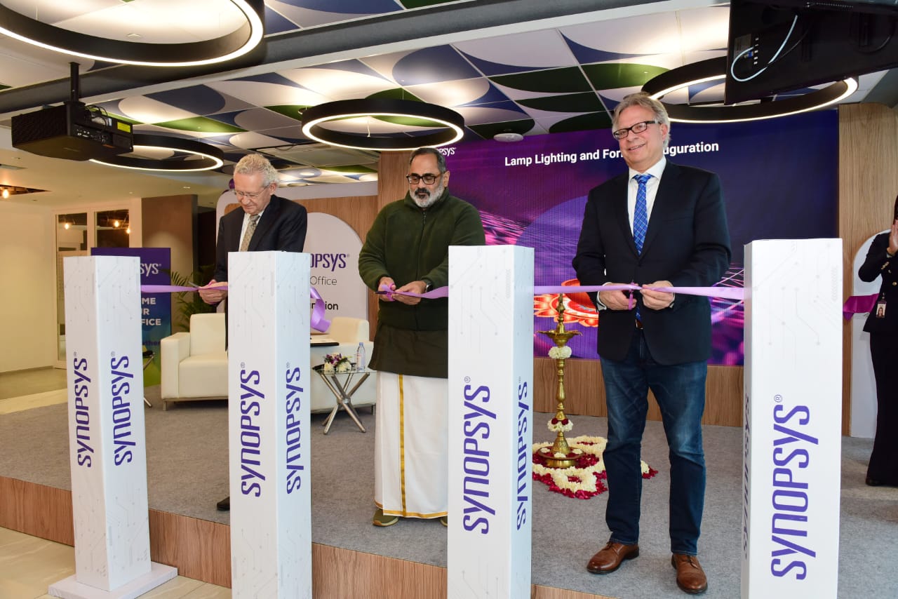 Union Minister Rajeev Chandrasekhar Inaugurates Synopsys’ Chip Design Centre