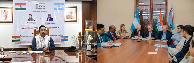 India’s KABIL & Argentina’s CAMYEN SE sign landmark agreement for first-ever exploration & mining of Lithium