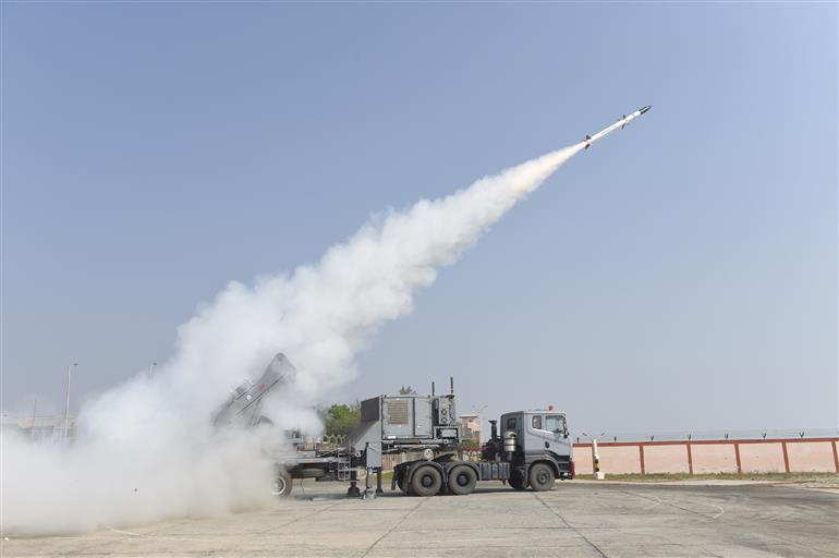 DRDO conducted a successful flight test of the New Generation AKASH (AKASH-NG) missile