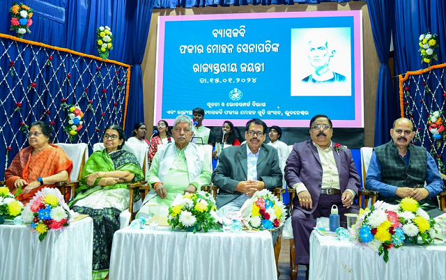 Vyasakabi Fakirmohan fought a lifelong struggle for the improvement of Oriya language literature