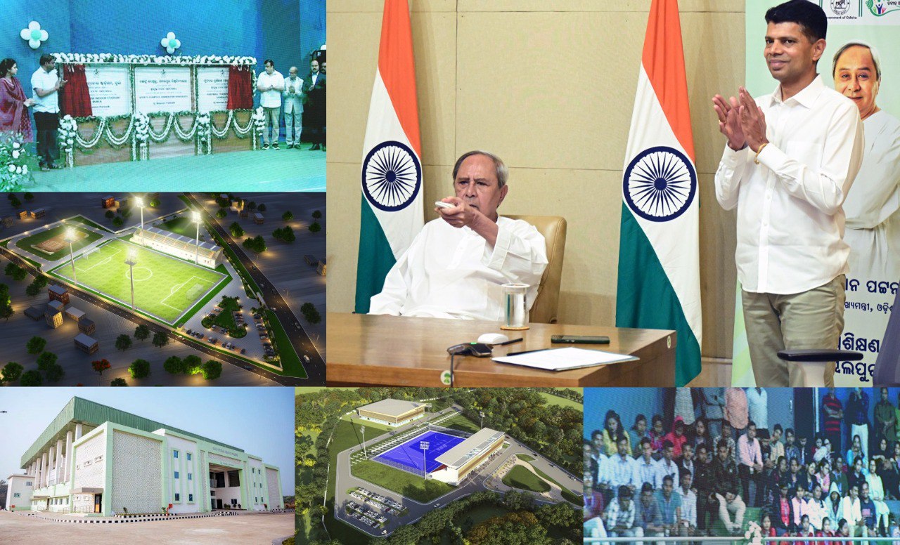 Odisha Chief Minister  has launched, through video conference, sports projects worth more than Rs. 120 crores in Sambalpur