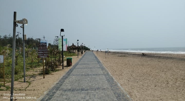 Sonapur under Chikiti block of Ganjam district has become the second Blue Flag beach of Odisha