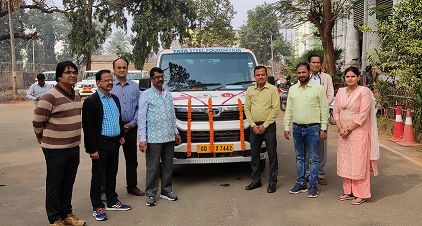 Tata Steel Foundation Donates an Ambulance to Odisha Blood Bank