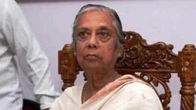 Veteran BJD leader and 10-time MLA V Sugnana Kumari Deo breathed her last