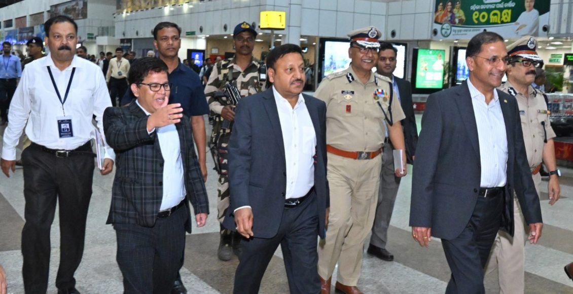 Election Commission of India (ECI) led by Chief Election Commissioner Rajiv Kumar arrived in Odisha