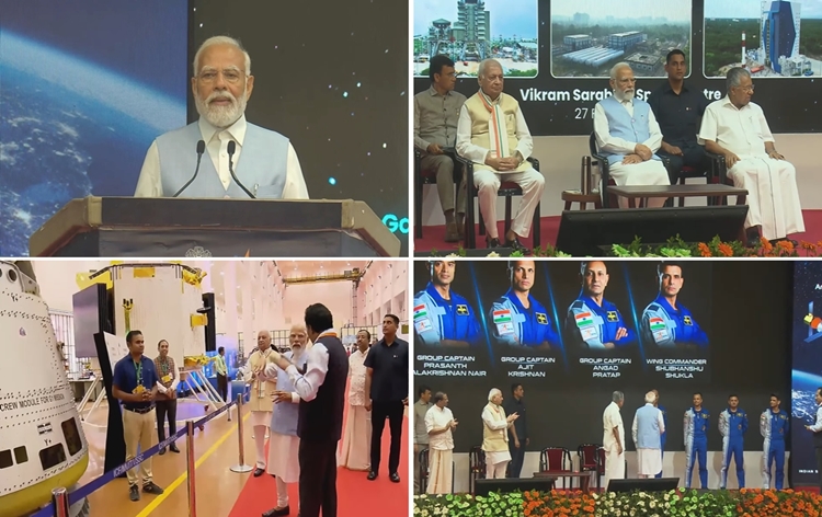 PM announces names of four astronaut-designates selected to take part in country’s maiden human space flight mission, Gaganyaan