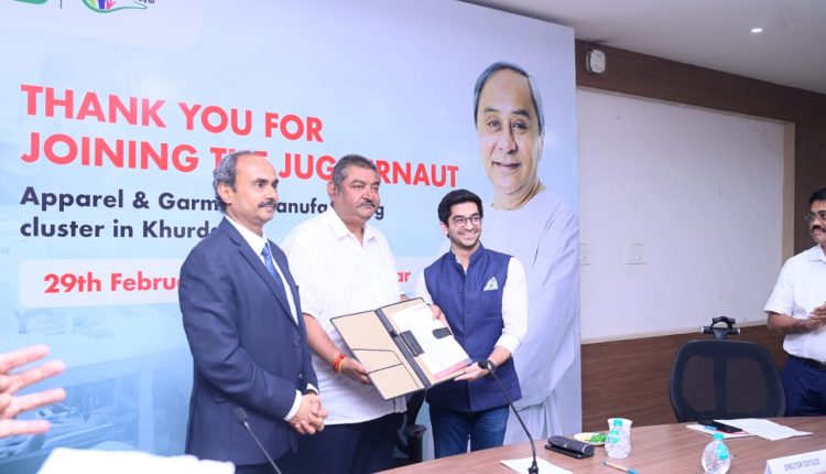 Seven leading apparel and garment manufacturing units received project approval letters from the Odisha government