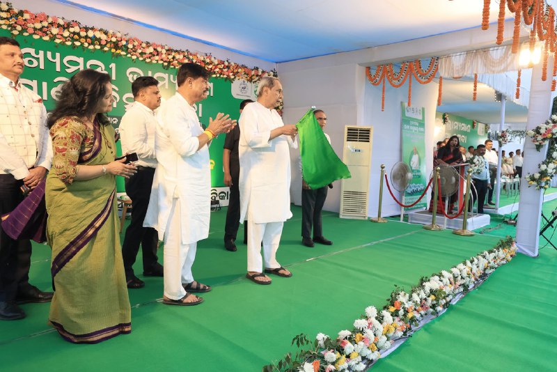 Odisha  Chief Minister  has inaugurated 133 new animal service vehicles