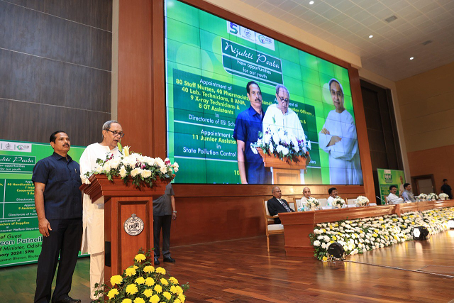 Odisha CM  attended the orientation function of 367 officers and staff who joined four departments of the State Govt
