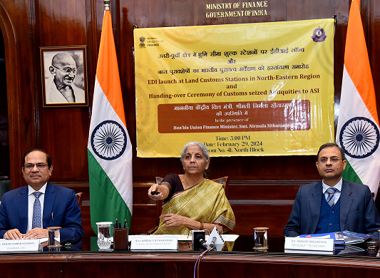 Union Finance Minister Smt. Nirmala Sitharaman launches Electronic Data Interchange