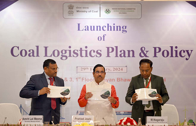Union Minister Pralhad Joshi launches “Coal Logistics Plan and Policy”