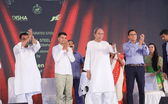 Odisha Chief Minister  laid the foundation stone of JSW Utkal Steel Ltd’s 13.2 MTPA integrated steel plant