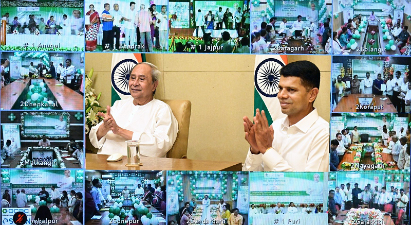 Odisha Chief Minister distributed land pattas or records of rights (ROR) to 10,000 Sikkim ryot
