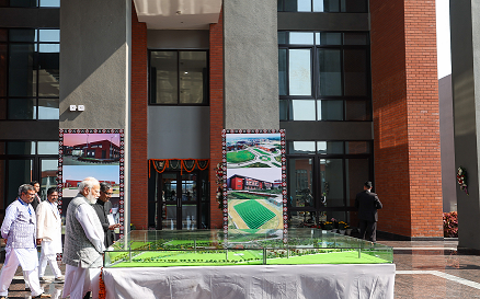 Prime Minister Narendra Modi inaugurated the permanent campus of the Indian Institute of Management, Sambalpur