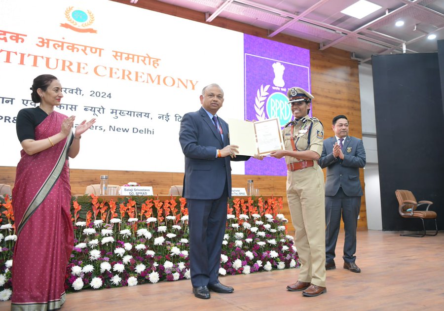 Senior IPS officer and IGP, BPSPA S. Shyni has bagged the DGP Disc for her significant contribution