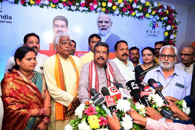 Union Minister Dharmendra Pradhan inaugurated a Skill India Centre (SIC) in Angul