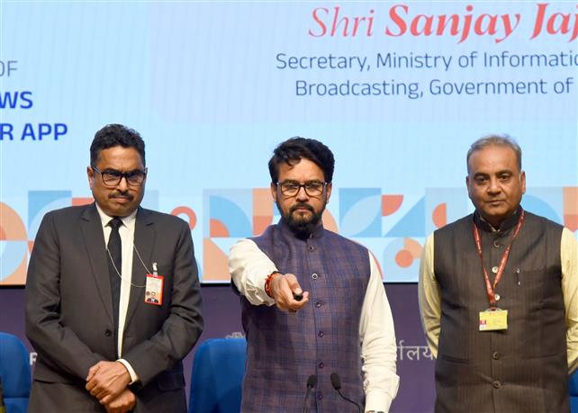 Union Minister Anurag Thakur launches Prasar Bharti – Shared Audio Visuals for Broadcast and Dissemination