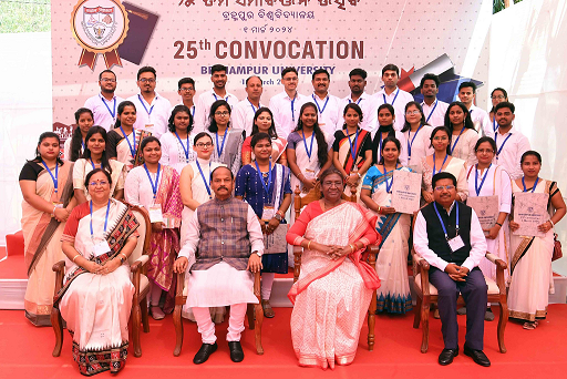 PRESIDENT OF INDIA GRACES 25TH CONVOCATION OF BERHAMPUR UNIVERSITY