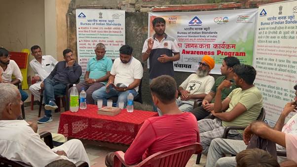 Bureau of Indian Standards (BIS) sensitises 1.3 lakh Gram Panchayats on Standardisation
