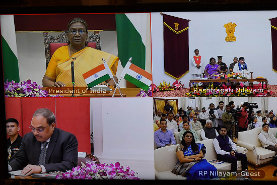 PRESIDENT OF INDIA VIRTUALLY INAUGURATES VISITOR FACILITATION CENTRE AT RASHTRAPATI NILAYAM