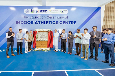 Odisha CM inaugurated India’s first Indoor Athletics Centre and Indoor Aquatic Centre