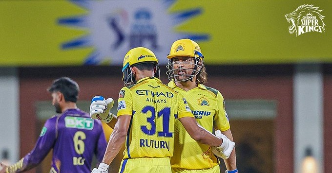 Chennai Super Kings End Kolkata Knight Riders’ Unbeaten Streak With 7-Wicket Win