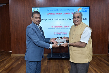 DRDO hands over first batch of indigenous Leading Edge Actuators & Airbrake Control Module to HAL