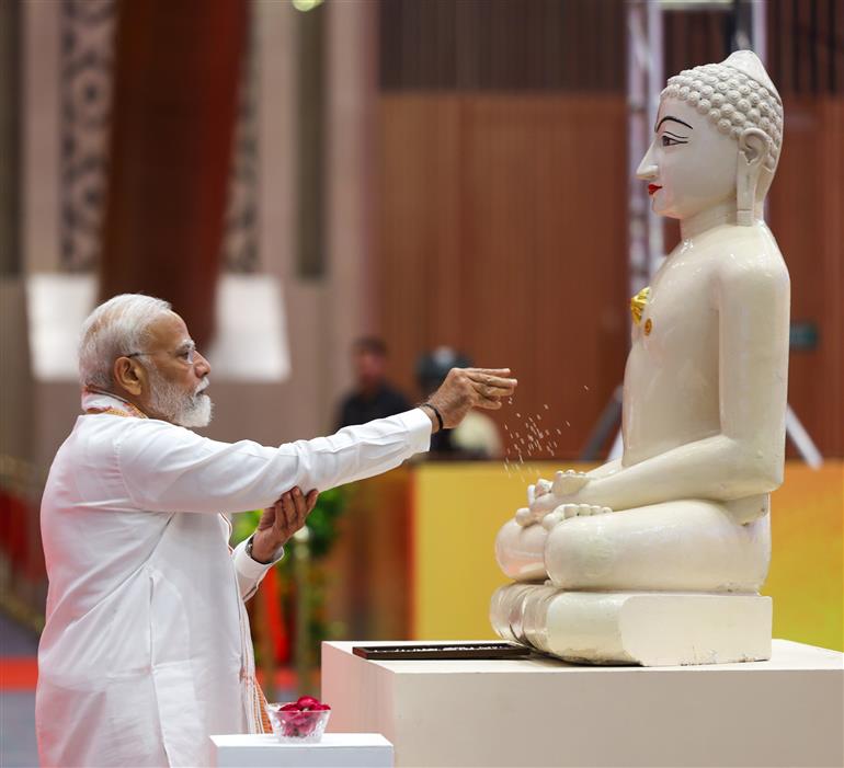 PM inaugurates 2550th Bhagwan Mahaveer Nirvan Mahotsav