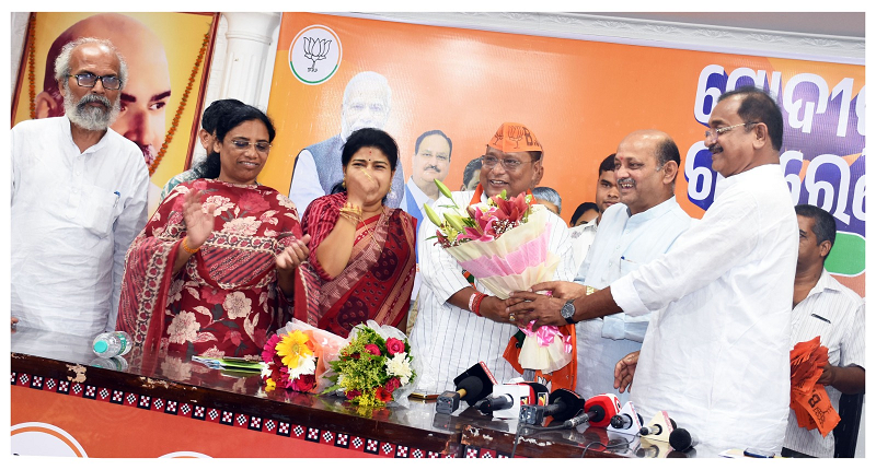 Soro MLA Parshuram Dhada joined the BJP