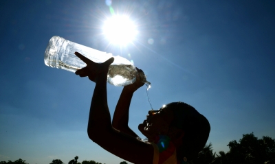 Maximum day temperature in Balasore soared to hit 46 degrees Celsius on Tuesday