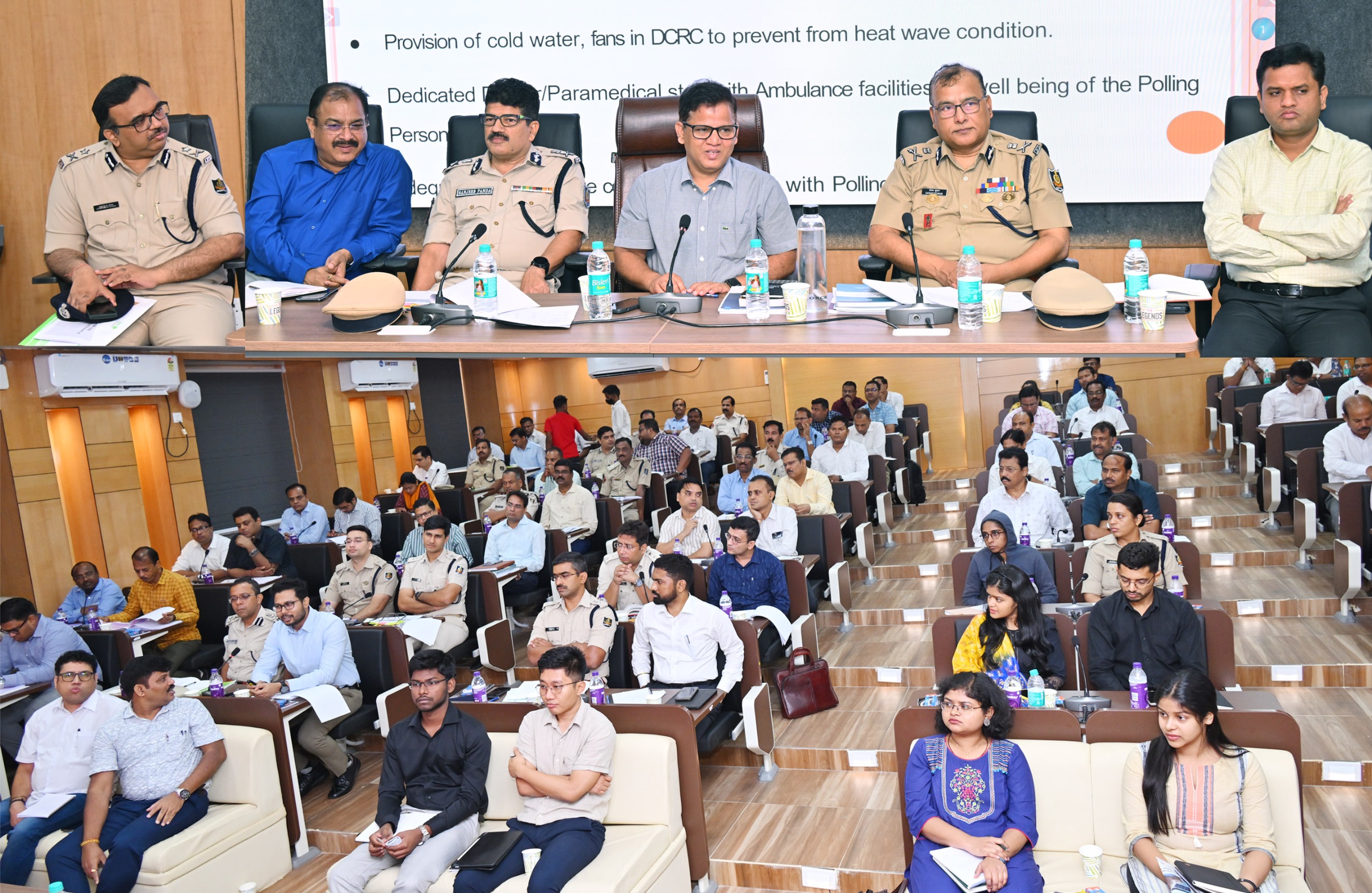 Odisha Chief Electoral Officer has reviewed the poll preparedness in the six districts