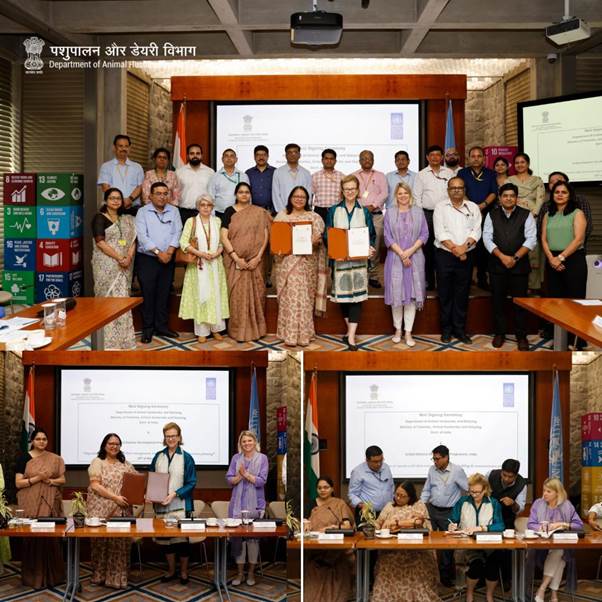DAHD and UNDP signs MoU on Digitalization of Vaccine Cold Chain Management
