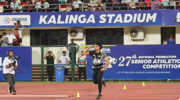 Neeraj Chopra bagged gold in the men’s javelin throw event of Federation Cup