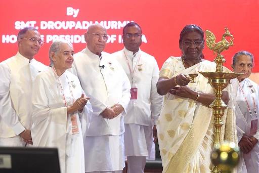 PRESIDENT OF INDIA GRACES THE NATIONAL LAUNCH OF ‘SPIRITUAL EMPOWERMENT FOR A CLEAN AND HEALTHY SOCIETY’ ORGANISED