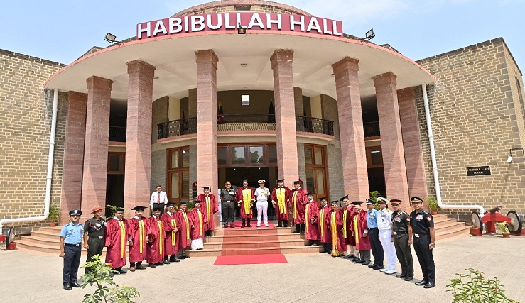 Bachelors Degrees conferred on 205 Cadets at the 146th NDA Convocation ceremony