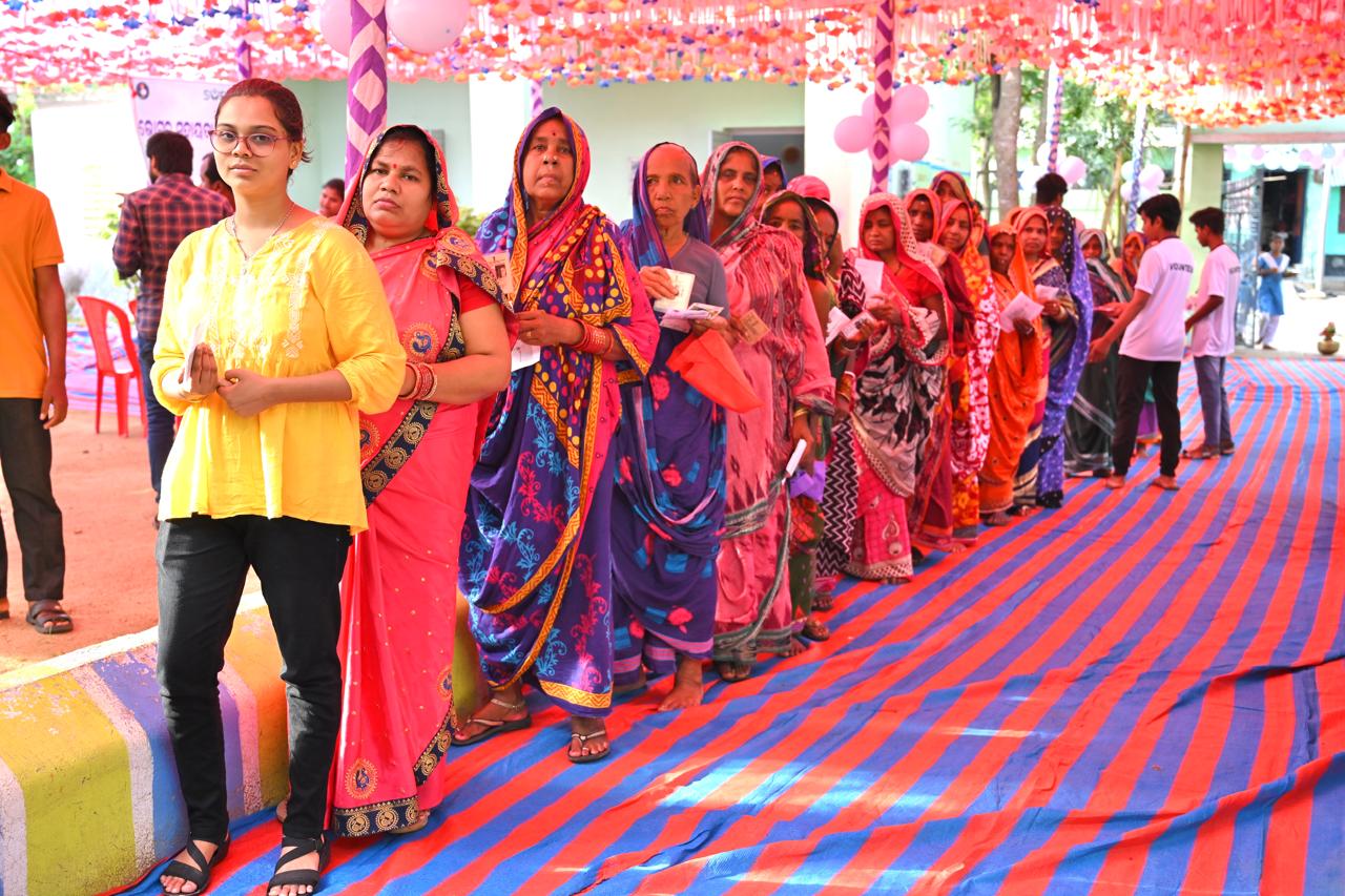 Peaceful polling across 49 PCs in 8 States/UTs in Phase-V:Also, for 63 Assembly Constituencies of Odisha