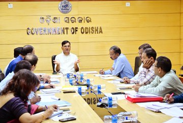 Monthly review meeting of the Rural Development Department has been held at OSWAN Hall