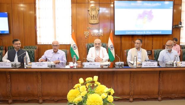 Union Home Minister and Minister of Cooperation, Shri Amit Shah chairs a high-level meeting to review the security situation of Manipur
